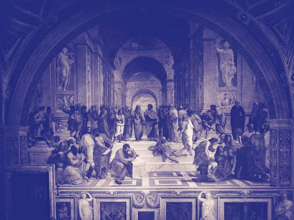 تصویر – فلسفه شماره 1 Plato-Aristotle-philosophers-detail-Raphael-School-of1